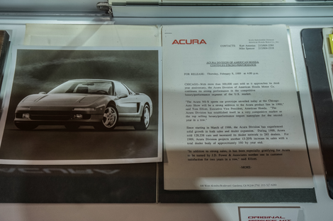 The original press release of the NS-X prototype.